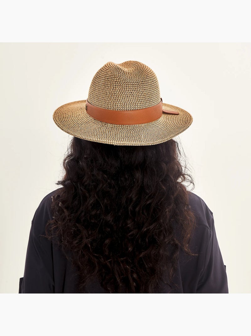 Chapeau Fedora Classics UV Line Marron - Kiabi
