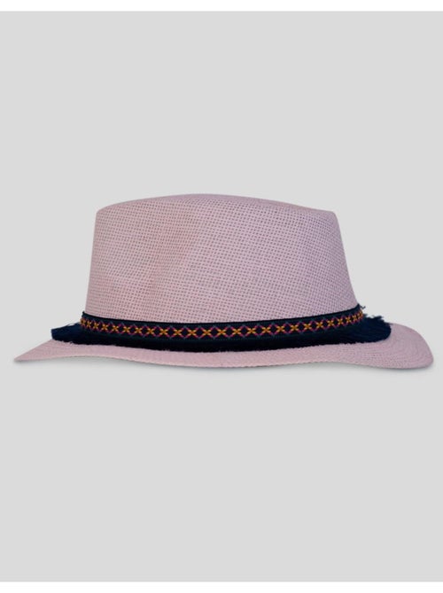 Chapeau fedora effet paille Kebello - Kiabi