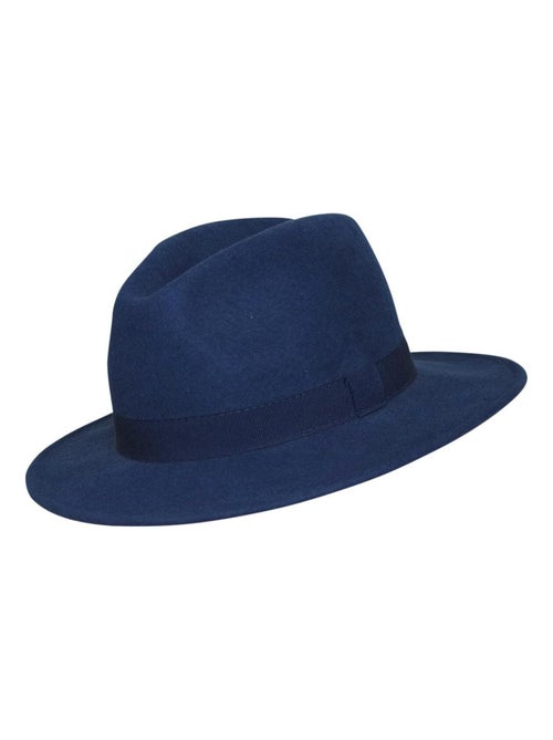 Chapeau fédora Mixte Bogart – 100% Laine – Imperméable – Made in Italie - Kiabi
