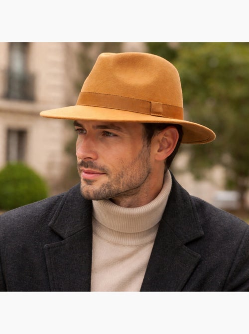 Chapeau fédora Mixte Bogart – 100% Laine – Imperméable – Made in Italie - Kiabi Chapeau fédora Mixte Bogart – 100% Laine – Imperméable – Made in Italie - Kiabi