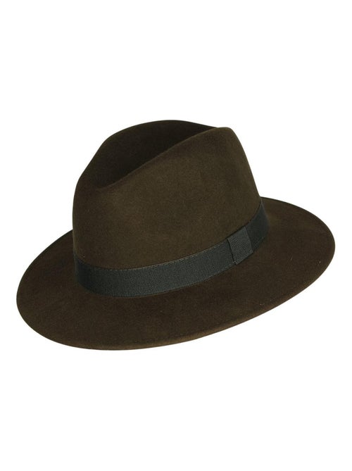 Chapeau fédora Mixte Bogart – 100% Laine – Imperméable – Made in Italie - Kiabi
