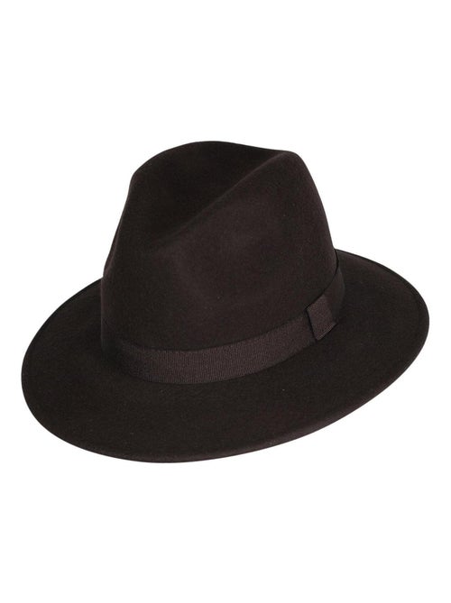 Chapeau fédora Mixte Bogart – 100% Laine – Imperméable – Made in Italie - Kiabi Chapeau fédora Mixte Bogart – 100% Laine – Imperméable – Made in Italie - Kiabi