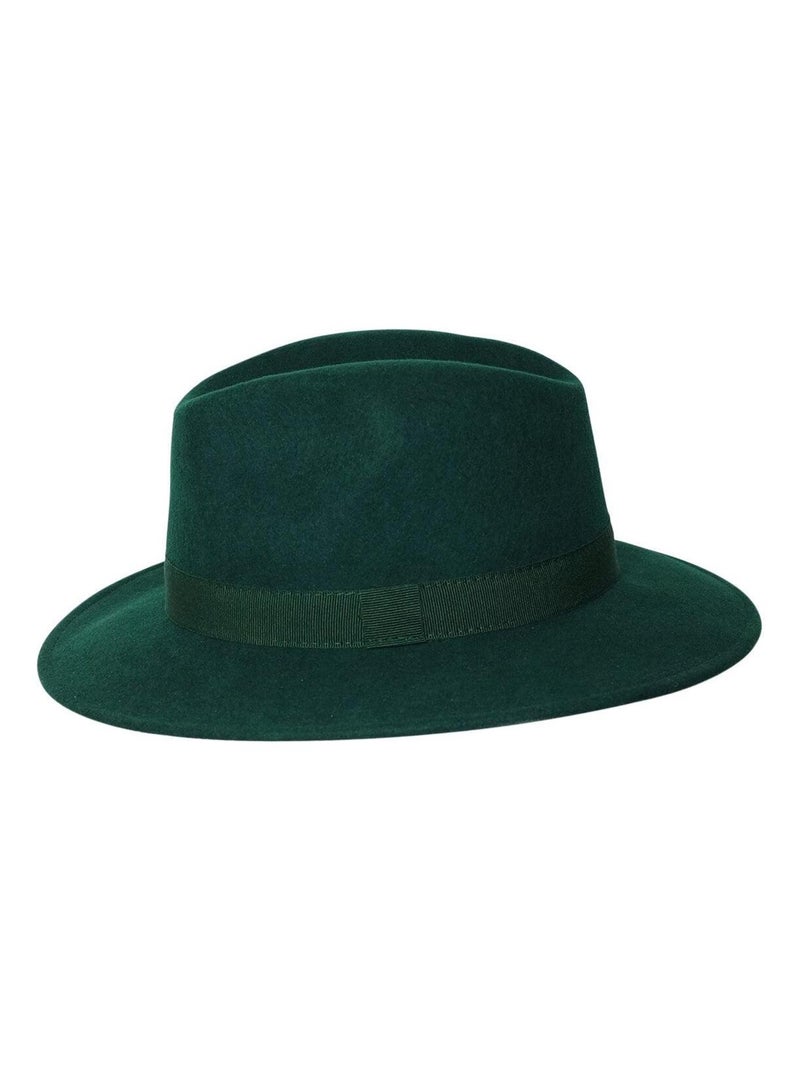 Chapeau fédora Mixte Bogart – 100% Laine – Imperméable – Made in Italie Vert - Kiabi