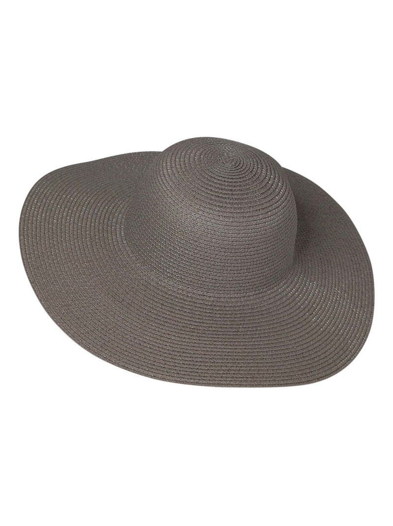 Chapeau Femme Kiruma – 100% Paille de Cellulose – Chapeau Été Gris souris - Kiabi