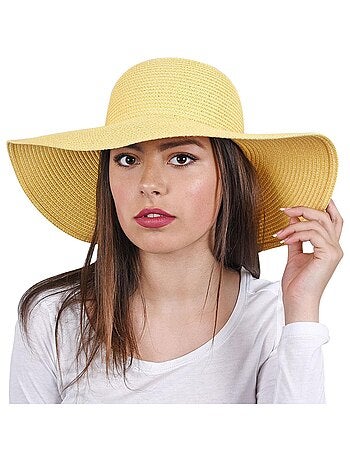 Chapeau Femme Kiruma – 100% Paille de Cellulose – Chapeau Été