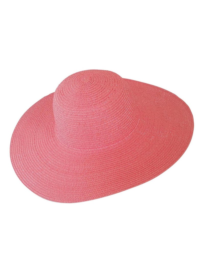 Chapeau Femme Kiruma – 100% Paille de Cellulose – Chapeau Été Rose - Kiabi