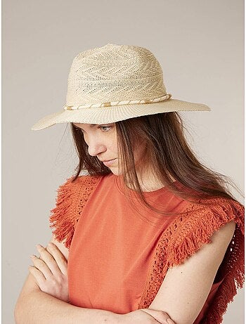 Chapeau femme tressé
'Deeluxe'