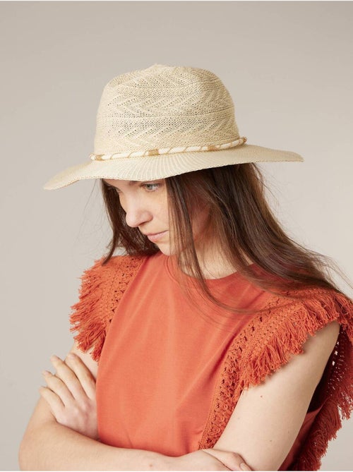 Chapeau femme tressé
 'Deeluxe' - Kiabi