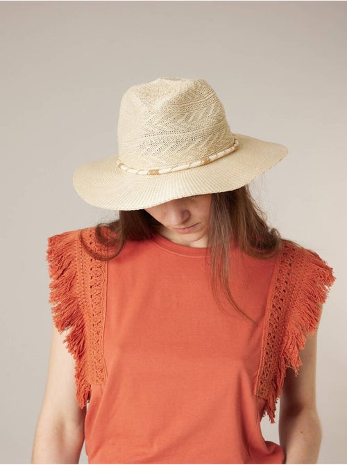 Chapeau femme tressé
 'Deeluxe' - Kiabi
