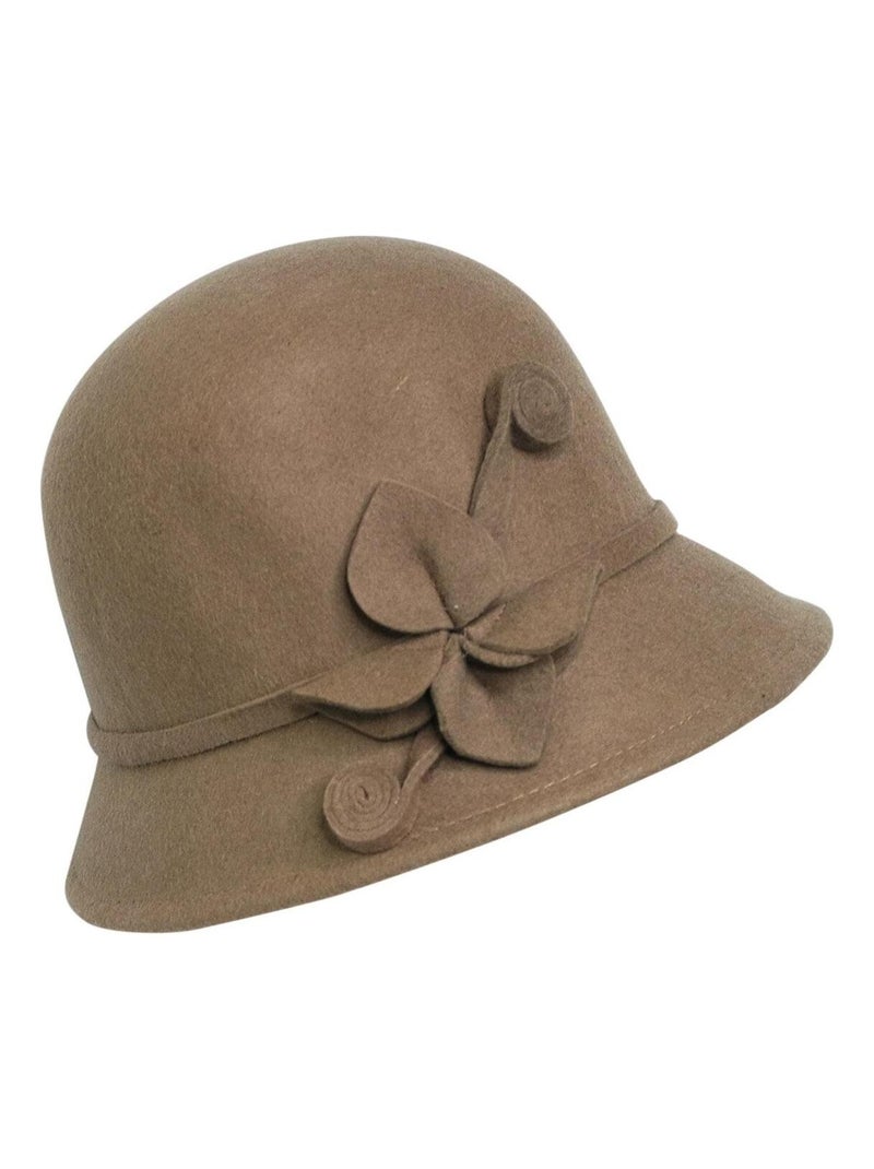 Chapeau fleur de lys Marron - Kiabi