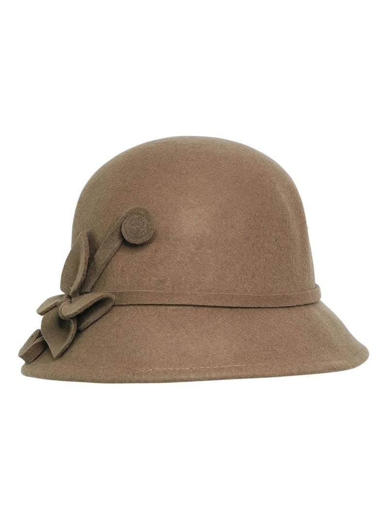 Chapeau fleur de lys Marron - Kiabi