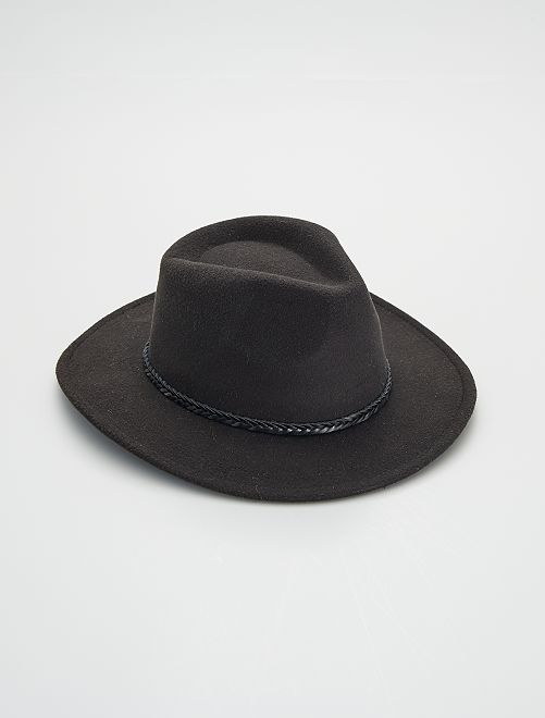 Chapeau forme large                                         noir 
