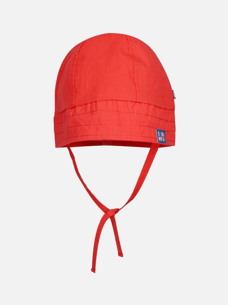 CHAPEAU GERAUD POPELINE BEBE Rouge - Kiabi