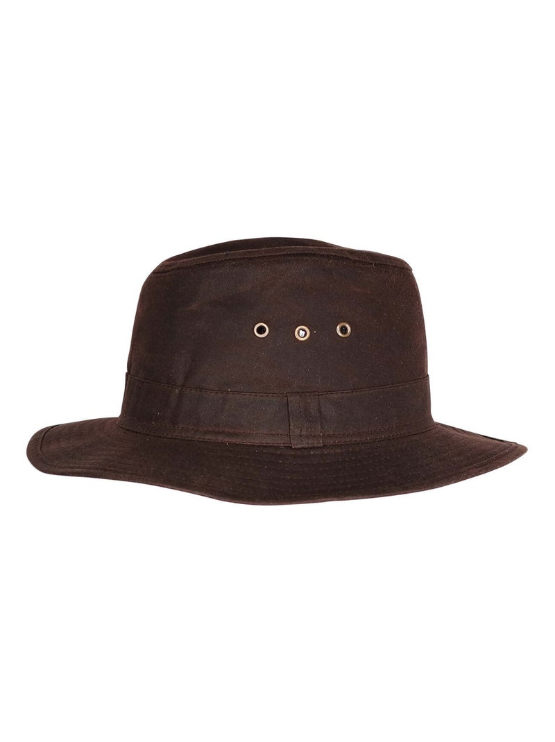 Chapeau huilé Marron - Kiabi