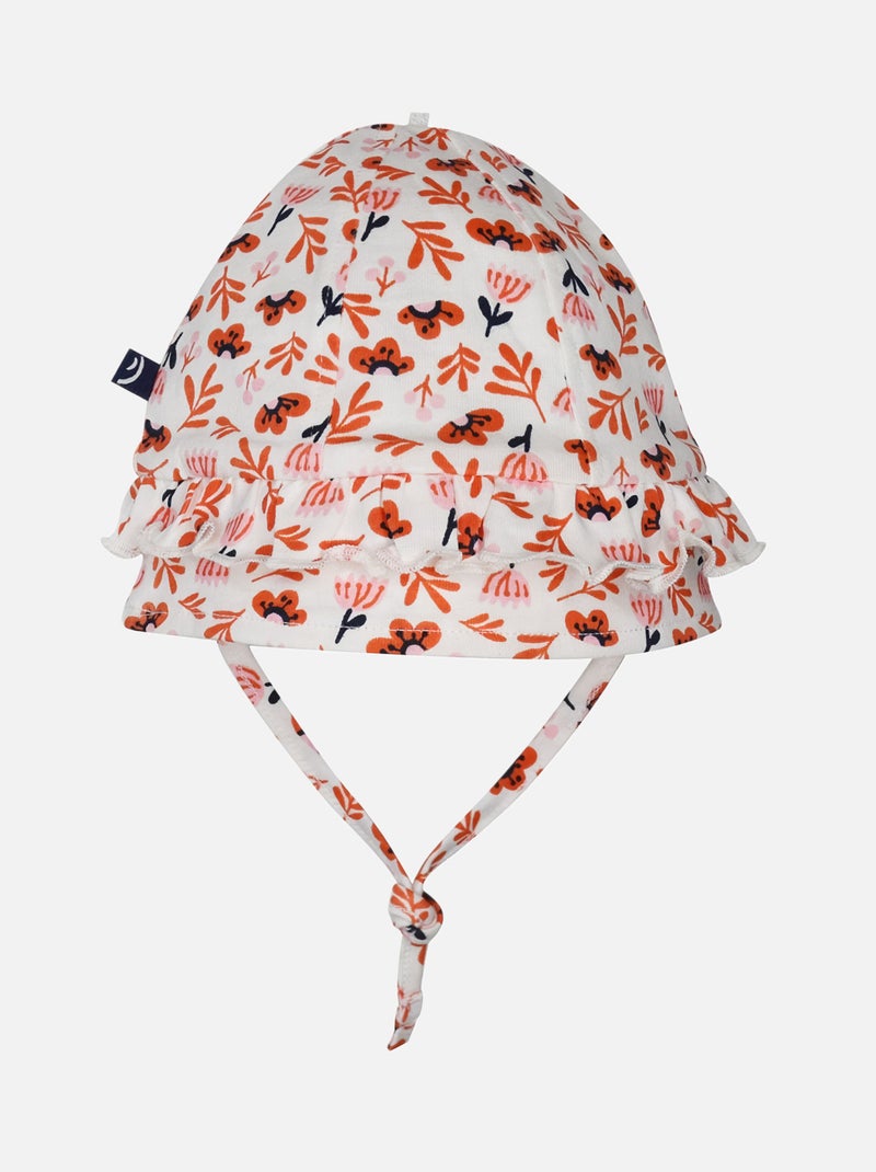 CHAPEAU LATIFA VOILE BEBE Blanc - Kiabi