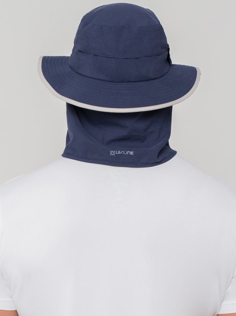 Chapeau Legionnaire  UV Line Bleu marine - Kiabi