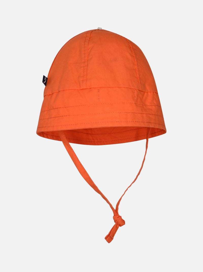 CHAPEAU LIONEL POPELINE BEBE Orange - Kiabi