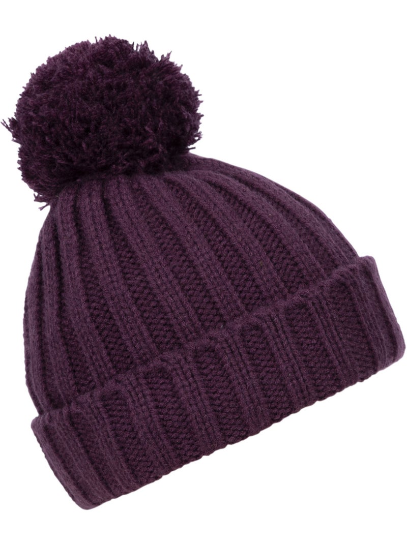 Chapeau motif/style pompon thorns - trespass Violet foncé - Kiabi
