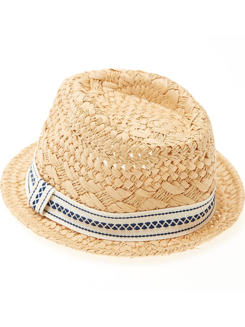 Chapeau paille forme paille - Kiabi