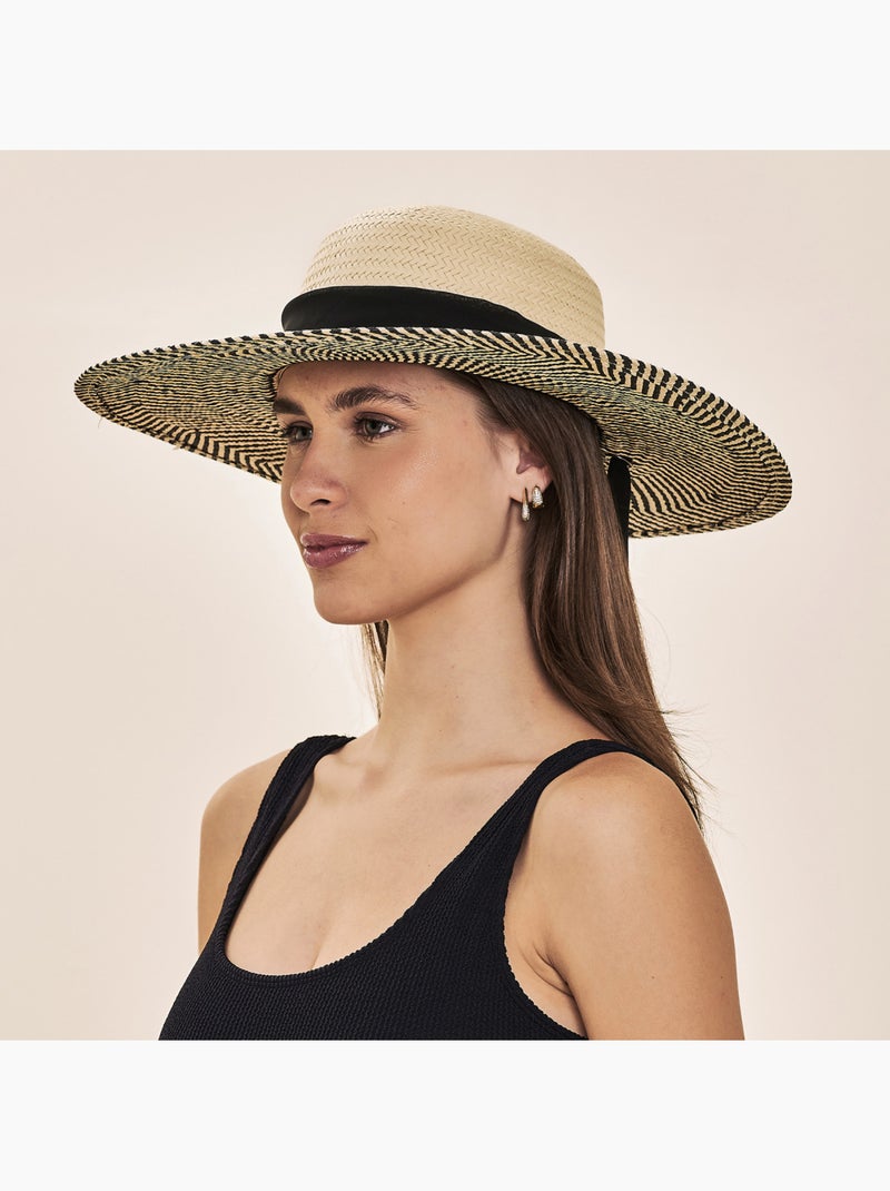 Chapeau Panama  UV Line Beige - Kiabi