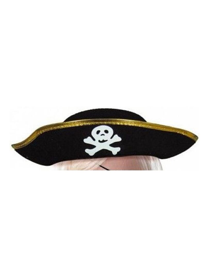 Chapeau Pirate enfant Feutre Noir - Noir - Kiabi - 8.99€