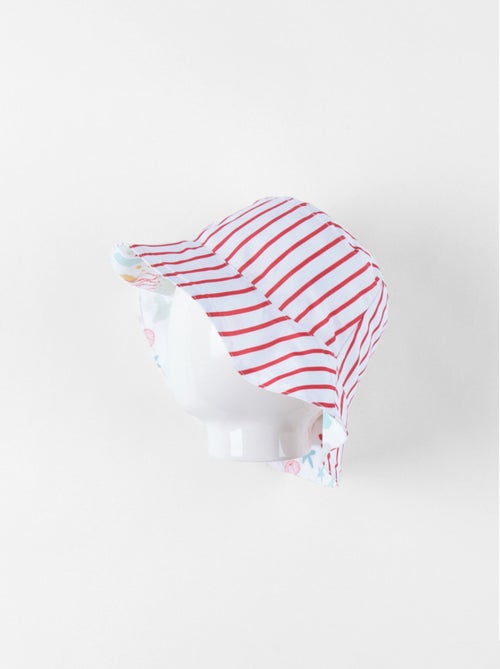 Chapeau réversible à imprimés fleuri Noukie's - Kiabi Chapeau réversible à imprimés fleuri Noukie's - Kiabi