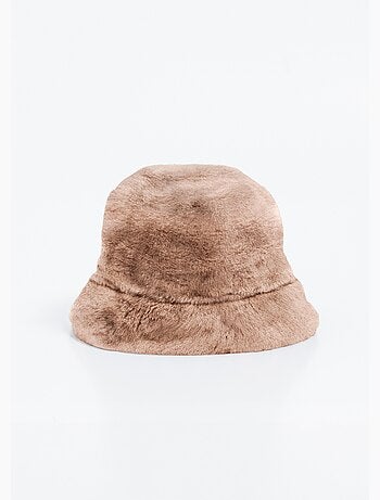 Chapeau seau bob fausse fourrure - Afibel