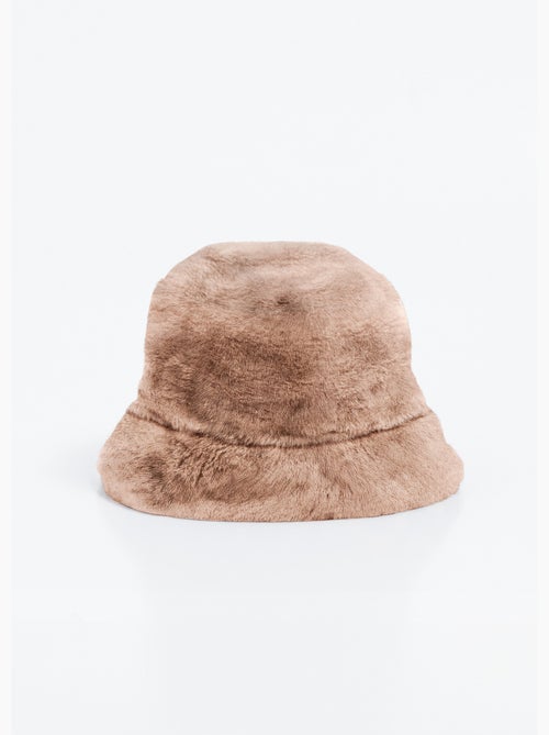 Chapeau seau bob fausse fourrure - Afibel - Kiabi