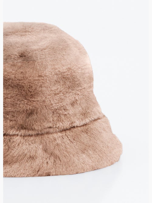 Chapeau seau bob fausse fourrure - Afibel - Kiabi
