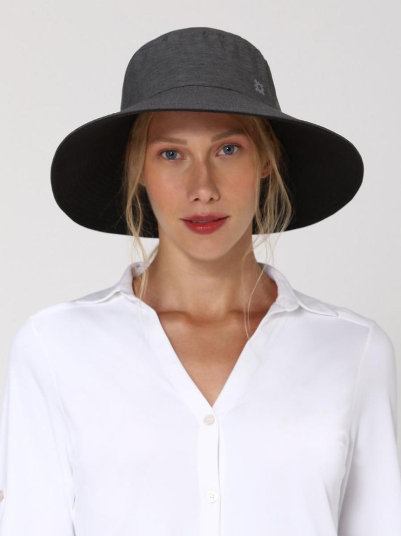 Chapeau souple/capeline Bem estar UV Line Gris - Kiabi