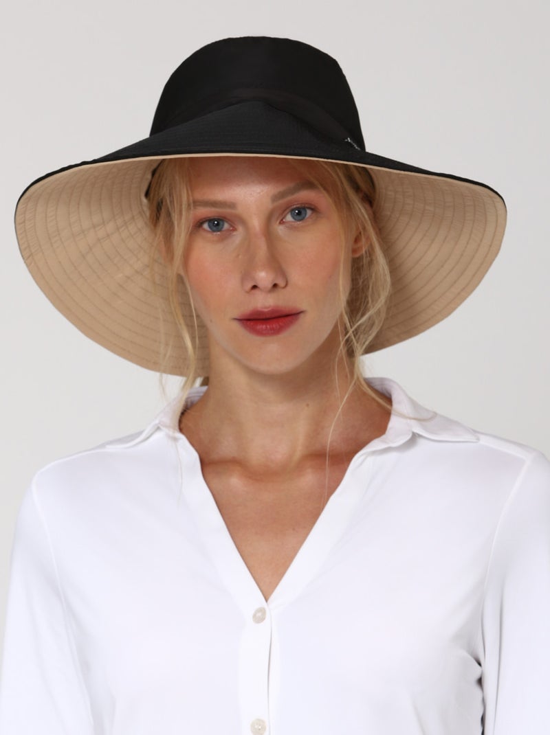 Chapeau souple/capeline Classics UV Line Noir - Kiabi