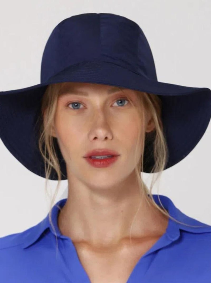 Chapeau souple/capeline San Remo Fpu50+ Hat Navy Blue Uv / UV Line Bleu marine - Kiabi
