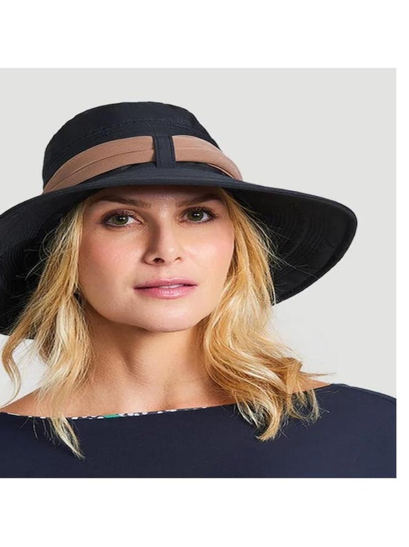 Chapeau souple/capeline  UPF 50+ UV Line Noir - Kiabi
