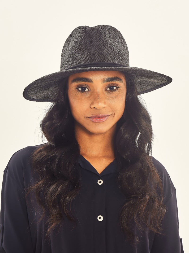 Chapeau souple/capeline  UV Line Noir - Kiabi