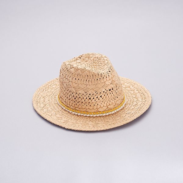 Chapeau style borsalino Femme - marron - Kiabi - 4,50€