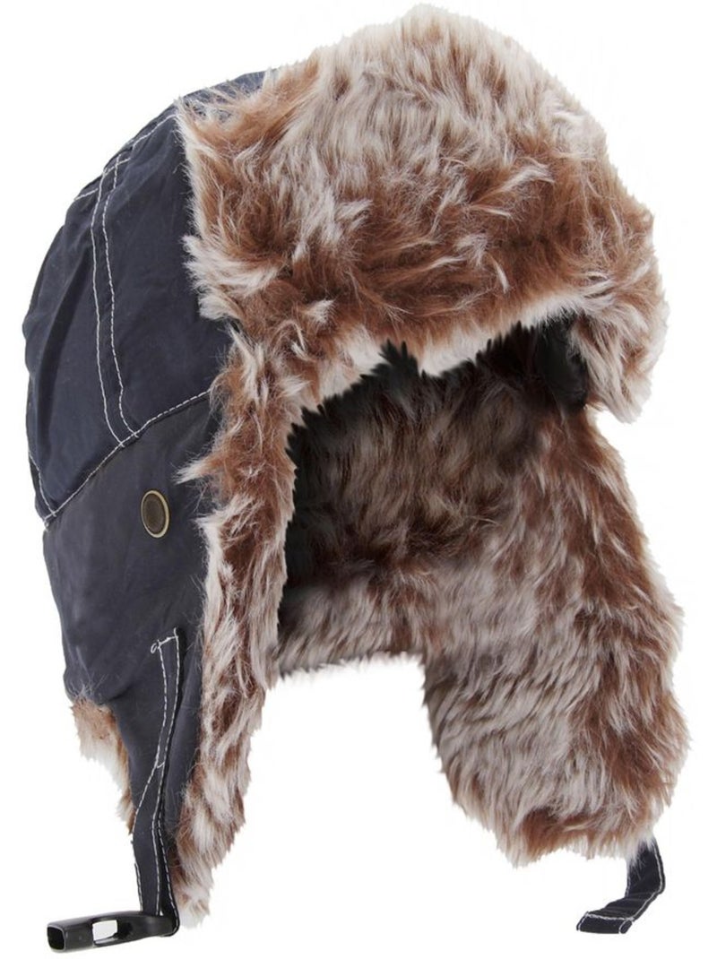 Chapeau style trappeur unisexe - result Bleu foncé - Kiabi