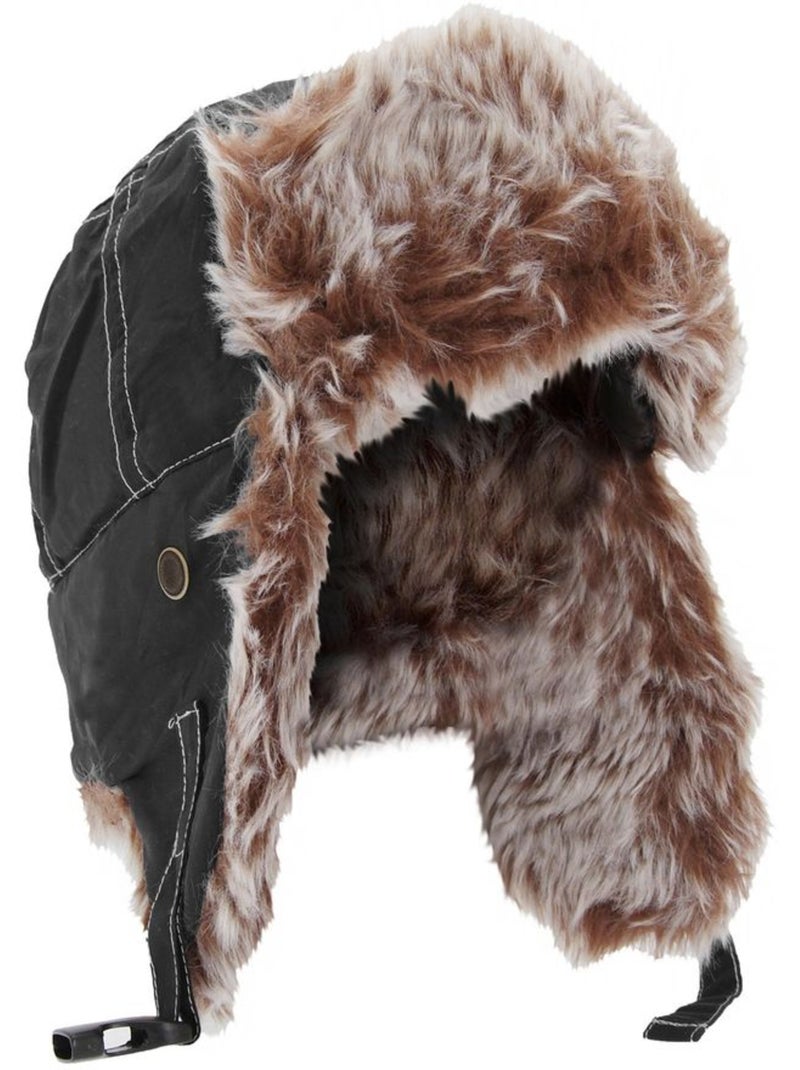 Chapeau style trappeur unisexe - result Noir - Kiabi
