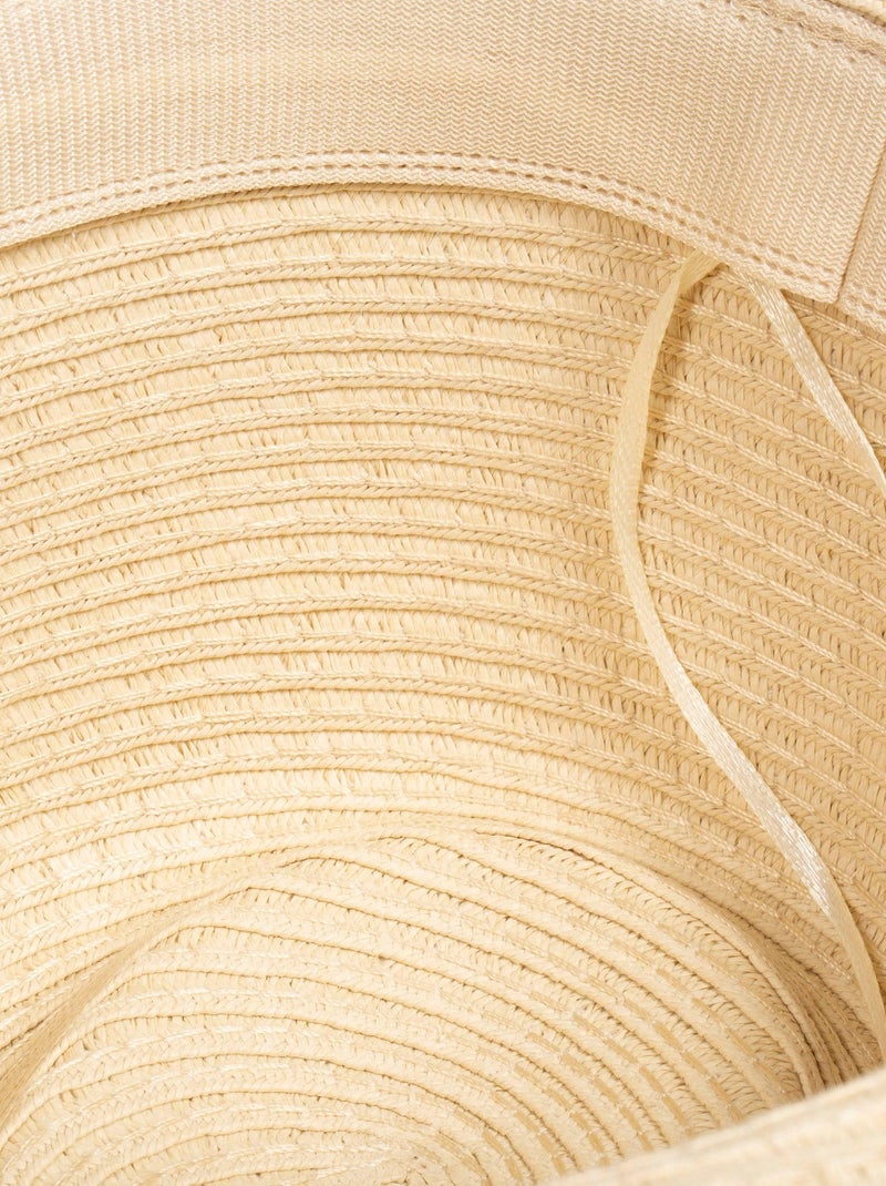 Chapeau trilby, ajustable tour de tête femme Isotoner Noir Blanc - Kiabi