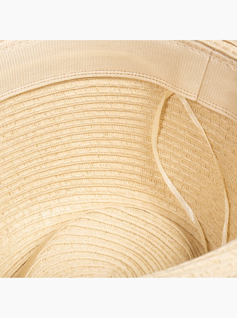 Chapeau trilby, ajustable tour de tête femme Noir Blanc - Kiabi