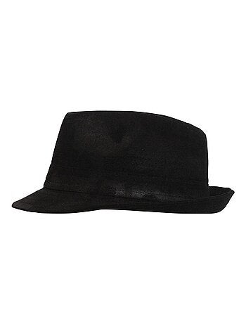 Chapeau trilby aspect daim
