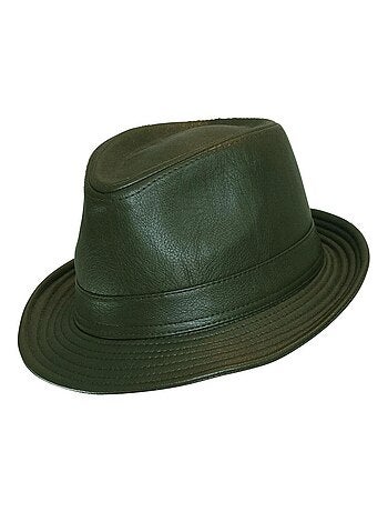 Chapeau trilby façon cuir MAX