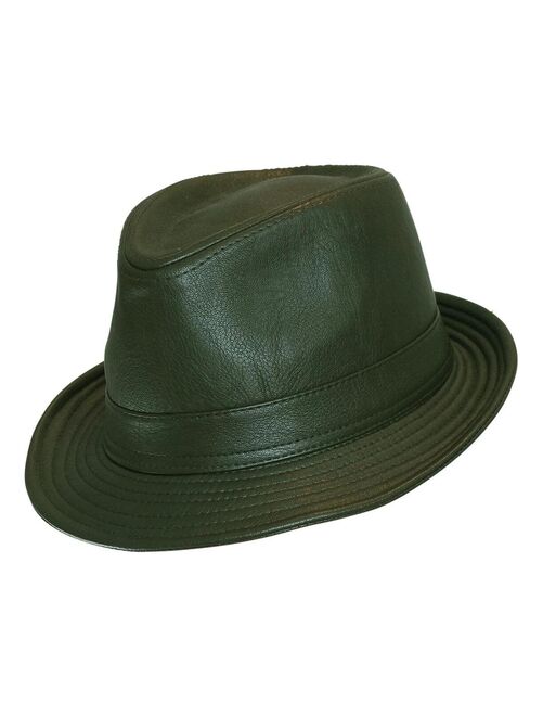 Chapeau trilby façon cuir MAX - Kiabi