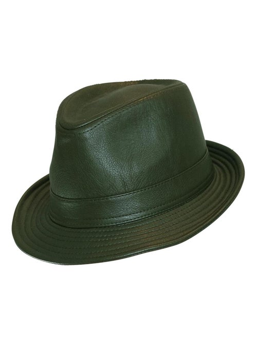 Chapeau trilby façon cuir MAX - Kiabi