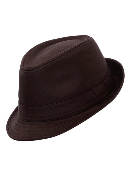 Chapeau trilby façon cuir MAX - Kiabi