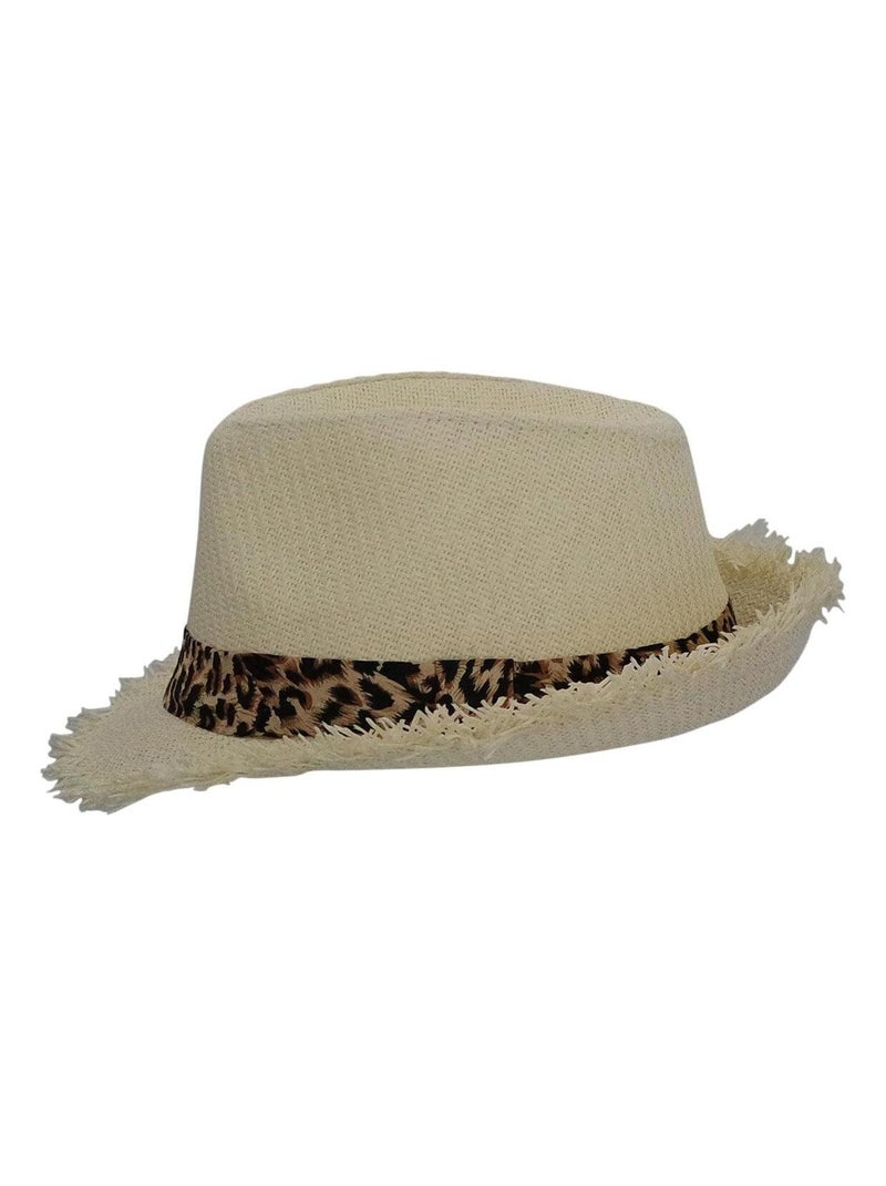 Chapeau trilby GASPARD Blanc cassé - Kiabi