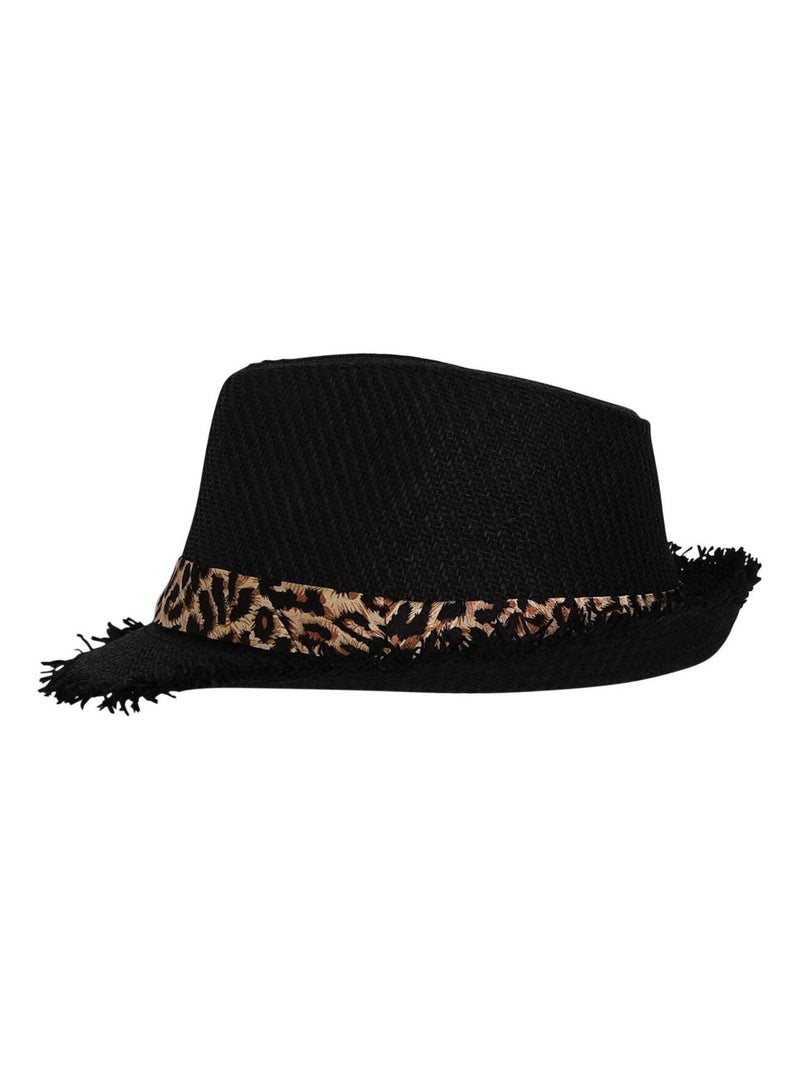 Chapeau trilby GASPARD Noir - Kiabi