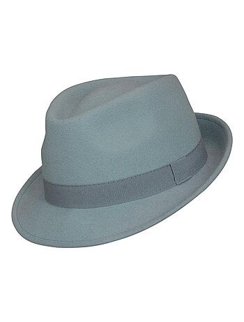 Chapeau Trilby Homme Laine SAPPORO Italien – Feutre 100% Laine – Automne Hiver