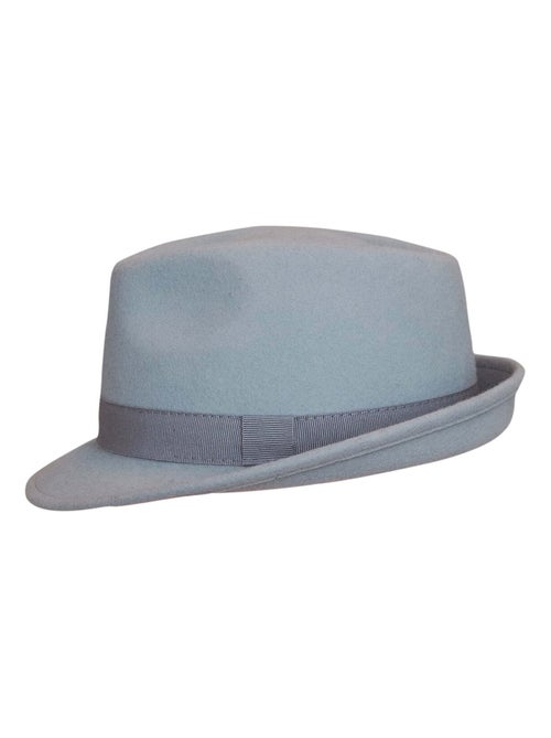 Chapeau Trilby Homme Laine SAPPORO Italien – Feutre 100% Laine – Automne Hiver - Kiabi