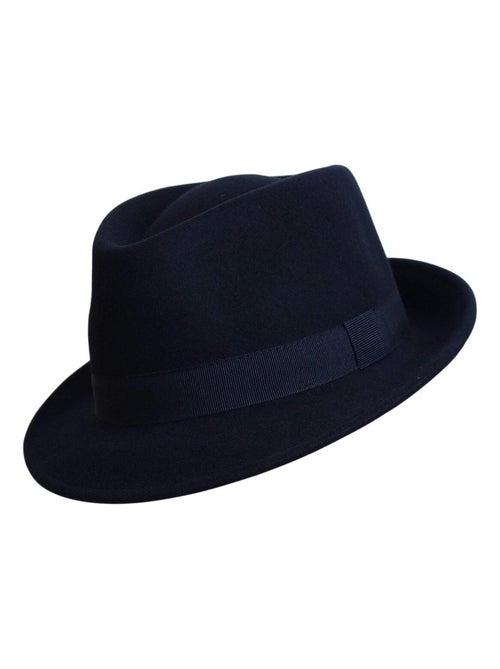Chapeau Trilby Homme Laine SAPPORO Italien – Feutre 100% Laine – Automne Hiver - Kiabi