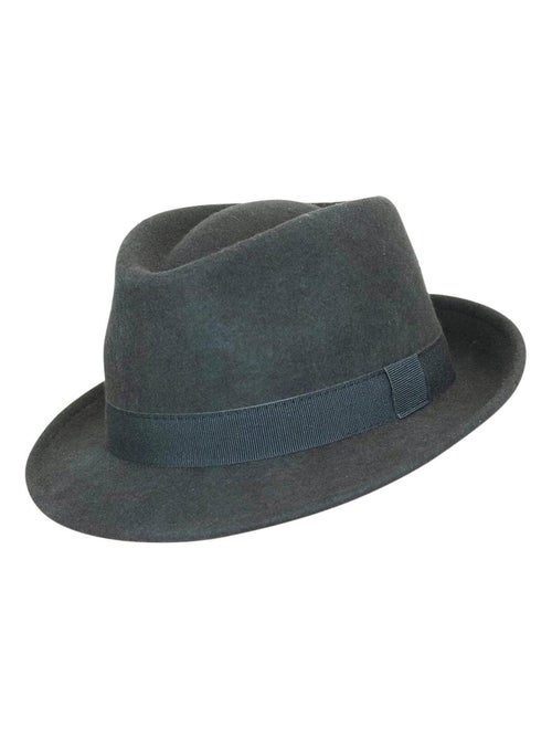 Chapeau Trilby Homme Laine SAPPORO Italien – Feutre 100% Laine – Automne Hiver - Kiabi